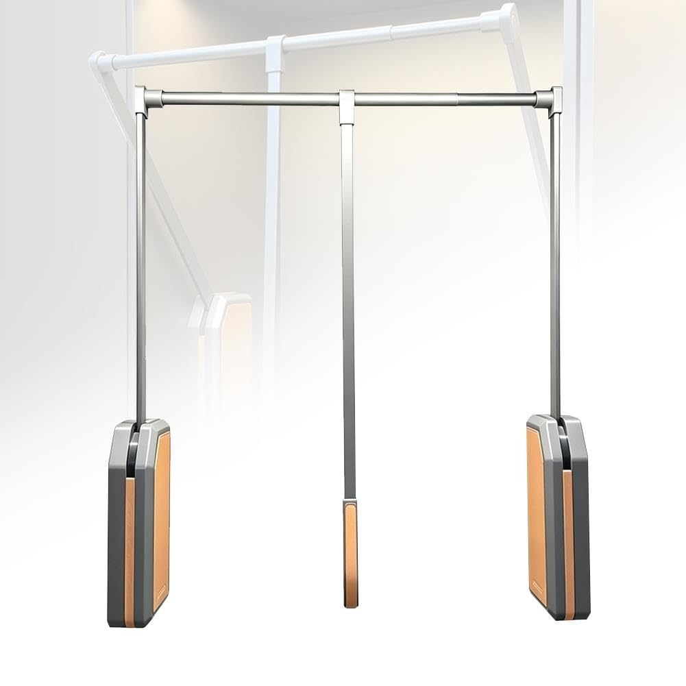 Barre Penderie Escamotable, Porte manteau Réglable, Tringle À Vêtements