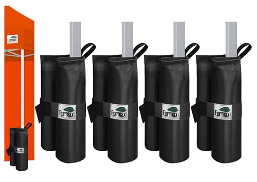 Eurmax USA 4-Pack 150LBS Capacity Universal Canopy Weight Bags,Heavy Duty