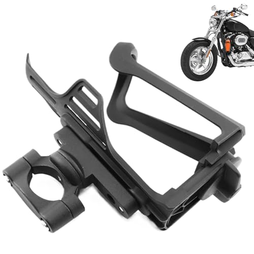 Soporte De Botella De Agua Para Motocicleta | Adaptador De Montaje Ajustable,Portavasos De Bicicleta,Adecuado Para Motocicleta Cruiser Niños Adultos Mayores Cochecito Playa Delantero Y Trasero