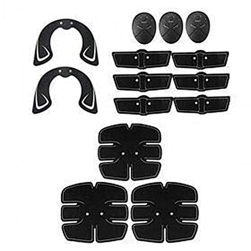 Pink pari 5 in 1 Abdominal Toning Belt Muscle Abs Stimulator, Muscle Toner Abs Stimulating Belt Body Training Slimming Portable Fitness Workout Equipment Home Office for Men Women (2)