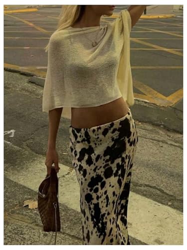 GORGLITTER Women's Sheer Knit Poncho Top Crochet Cropped Ponchos Shawl Lightweight Fall Sweaters Trendy 20252