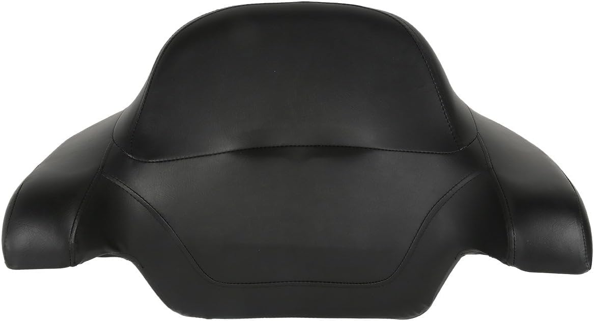 XMT-MOTO King Tour Trunk +wrap-around backrest pad+Chrome Mounting Rack Fit for Harley Touring Road King Road Glide Street Glide Electra Glide Ultra-Classic 2014-2025