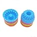 Cherir 12-Pack Reusable Muffin Donut Cupcake Molds Mini Pumpkin Silicone Dessert Mold-Jello and Mini Cakes 2.6 Inch Mini Bundt Molds… (A)