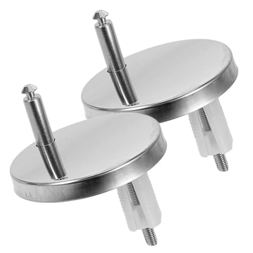 Hemobllo 2 Pares Kit de Tornillos para Montaje de Tapa de Inodoro con Expansores de Plástico y Goma Fijación para Reparación y Reemplazo Rápido