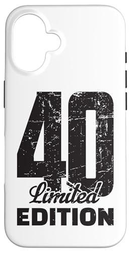 Image of 40th Birthday Limited Edition Anniversary Vintage 40 Years Case for iPhone 16