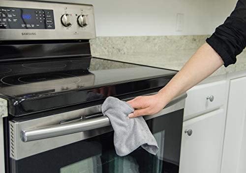 Quickie Microfiber Cleaning Cloths, Varity 4-Pack, Reusable/Washable Multi-Purpose Towel Wiper For Household Surface/Glass/Window/Cleaning/Dusting/Polishing In The Kitchen/Bathroom/Auto #TOP7