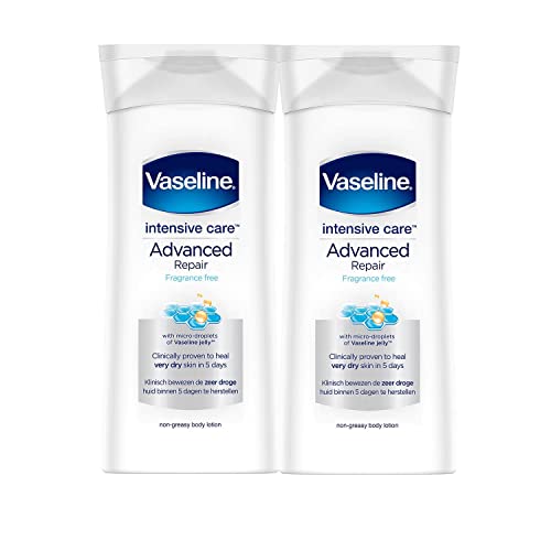Vaseline, Intensive Care Lotion Advanced Repair - 400 ml (Pack of 2)