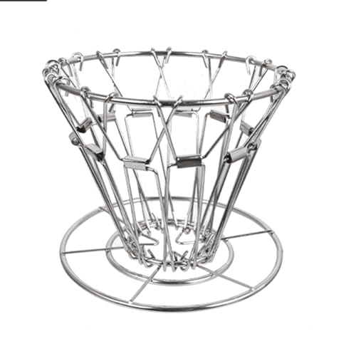 Filtro per Caffè Cono In Acciaio Inossidabile sopra Supporto per Gocciolatore per