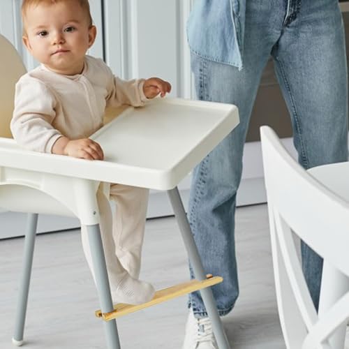 Miniatura 9 de Reposapiés Para Trona Infantil Soporte De Pies De Madera Para Niños Altura Ajustable, Antideslizante, Ergonómico Para Niños Y Mesa