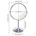 Schliersee Magnifying Vanity Table Mirror Double Sided 7 Inch Swivel 3X Magnification Makeup Standing Mirror