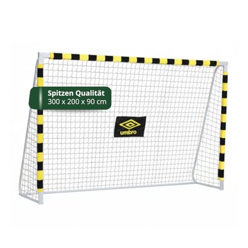 Umbro Fußballtor - Fussballtor 300 x 200 x 90 cm - Fußball Tor...