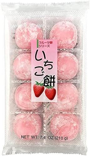 Daifuku Fruits Mochi Ichigo,7.4oz/210g
