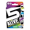 Hasbro Gaming Five Alive Card Game 2-6 Players 8+ Yrs Plastic Tabletop Game