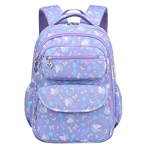 Mochilas para Niñas, Niños Mochilas Escolare Juveniles de Primaria Mochila Infantil Impermeable Chica Mochilas de Viaje Colegio Bolsas de Gran Capacidad para 5-12 Años