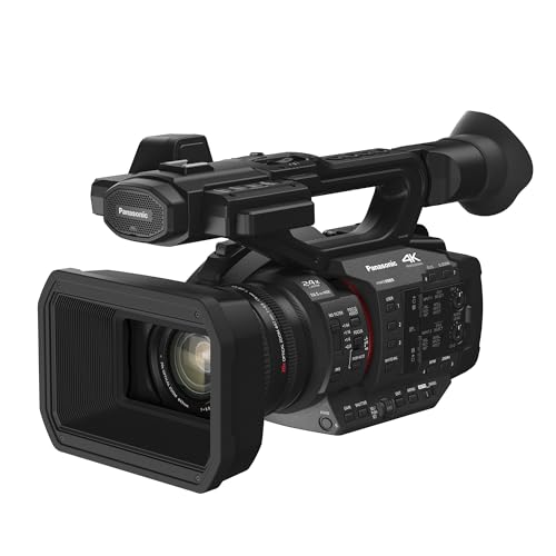 Image of Panasonic Camcorder, Professional Quality 4K 60p, 1.0-inch Sensor, 24.5mm Wide-Angle Lens and Optical 20x Zoom, V-Log, Ethernet, Simultaneous SDI /HDMI Output, HD Live Streaming - HC-X2