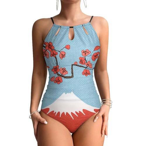 Maillot de bain Volcan Fleurs une pièce résout le complexe du ventre plat