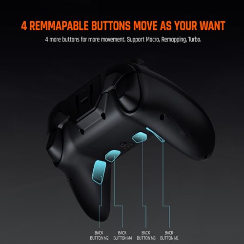 Mando inalámbrico para jugar en PC y Switch con base de carga 4