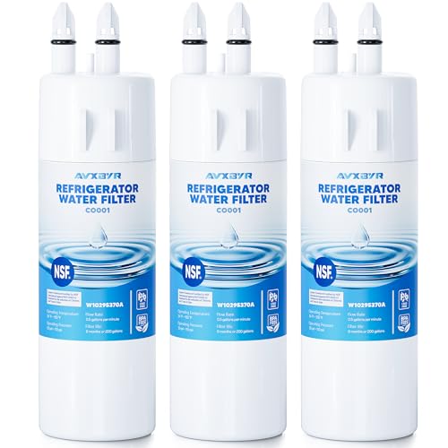 Water Filter Replacement Fit for Whirlpool WRS321SDHZ13 WRS571CIHZ04 WRS325FDAM04 WRS588FIHZ04 WRS321SDHZ08 WRS555SIHZ06 WRS325FDAW04 WRS315SDHZ08 WRS325SDHZ WRS325SDHZ08 3 Packs