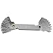 Imperial 55Â° Stainless Steel Screw Measuring Thread Pitch Gauge with 20 Leaves, for Industrial Measurement