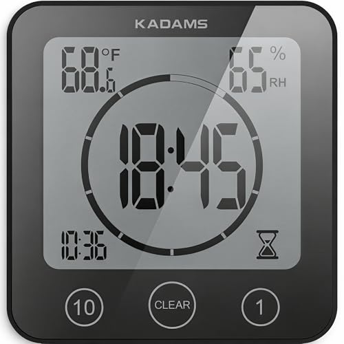 KADAMS Waterproof Bathroom Timer review image