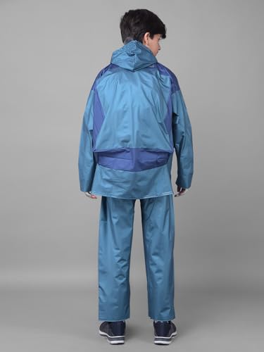 Image of Dollar Rainguard Kids' Full Sleeve Solid Raincoat Set With Adjustable Hood and Pocket