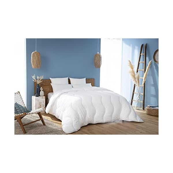 Abeil Couette Feran Ice Douceur et Fraicheur Blanc 240 x 260 cm, fabriquée en France