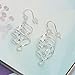 Infinity Knot Drop Dangle Earrings - 925 Sterling Silver for Women and Teens