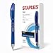 Staples Sonix¢ Retractable Gel-Ink Pens, Medium Point, Blue, Dozen (13563-CC)