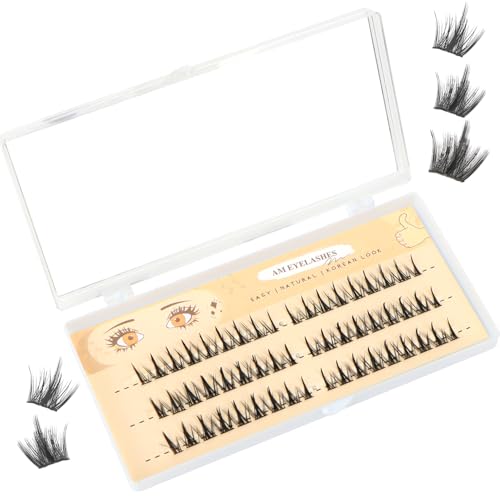 MOTIBACK Juego de pestañas autoadhesivas, 30 unidades de extensiones de pestañas prepegadas en 10/11/12 mm, juego de pestañas sin pinzas ni pegamento