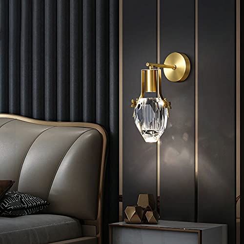 Luminaires muraux de luxe avec cristal pour illuminer votre salon moderne - 5
