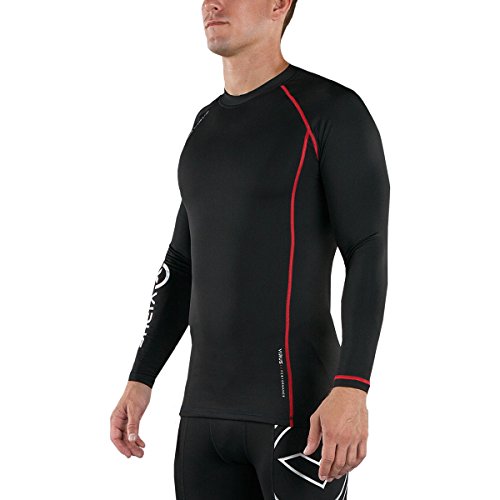 VIRUS Men's Stay Warm Coffee Charcoal Long Sleeve Compression Top