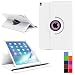 Produktbild COOVY® Cover für Apple iPad pro 10.5 (2017), iPad Air 10.5 (3. Gen. 2019) Rotation 360° Smart Hülle Tasche Etui Case Schutz Ständer Auto Sleep/Wake up | weiß