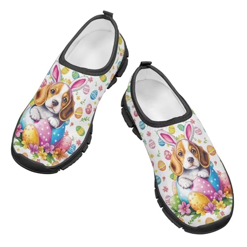 Happy Easter Pattern Running Shoes Low-Cut Sneakers for Boys Girls Big Kids Little Kids Casual Tennis Shoes3