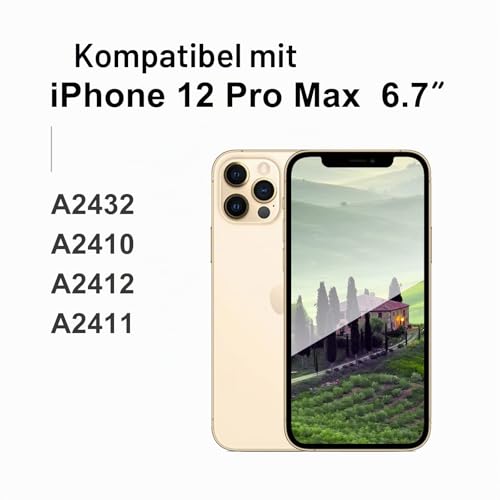 LL TRADER Display für iPhone 12 Pro Max LCD 6.7\ Bildschirm Ersatz FHD Touchscreen 3D Touch Digitizer Rahmen Montage und Reparaturkits 20256