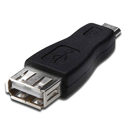 AK-AD-08 USB-AF/microUSB-B Adapter, schwarz - Image 2