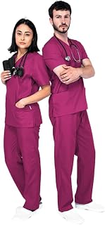 Uniforme Sanitario Mujer | Uniforme Sanitario Hombre – Conjunto Unisex Casaca y Pantalón | Pijama Médico | Cómodo, Ligero y Ideal para Uso Diario Profesional