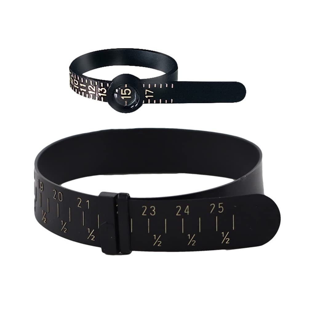 Rings Sizer Measuring Set Reusable Finger Size Gauge Measure Tool Jewelry Sizing Tools 1-17 USA Rings Size for Women Men