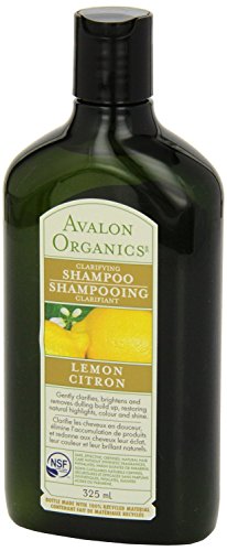 Avalon Organics Clarifying Shampoo, Lemon 11 oz (Pack of 12)