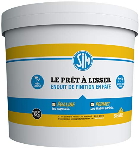 BEMR BMFL10005 Sim Le Prêt Enduit à lisser 5 kg Cover
