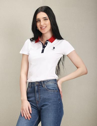 Image of U.S. Polo ASSN. Women's Cotton Regular Fit T-Shirt