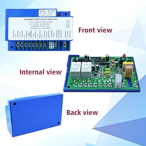 Compatible with S8610U3009 S8610U Honeywell Ignition Control Module S8610U1003 Universal Furnace Integrated Pilot Module Ignition Control Circuit Board (Blue) by MAOYUMAO - Image 4