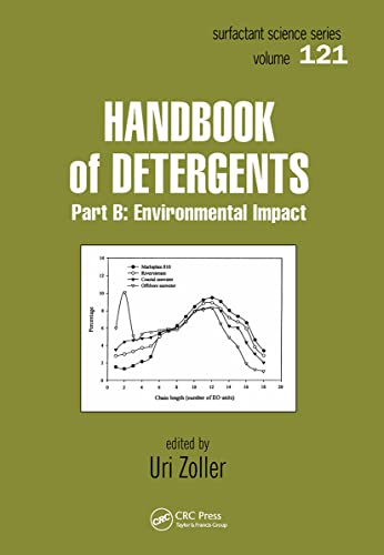 Handbook of Detergents, Part B: Environmental Impact (SURFACTANT SCIENCE SERIES, 121)