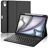 【Un corte de precisión】El funda teclado ipad Air 11'' adopta una tecnología de corte precisa. Los recortes para la cámara, los altavoces y los botones de volumen se alinean perfectamente. Se acceden fácilmente a todos los botones.