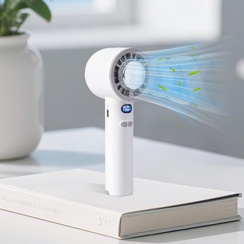 Ventilador de mano portátil con ventilación personal de tres velocidades 3