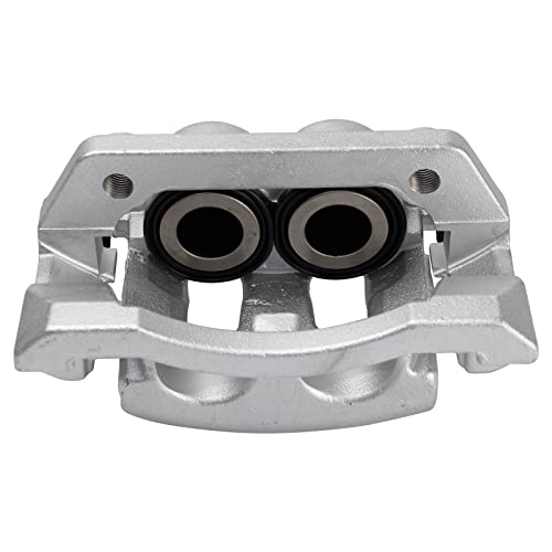 Image of TRQ Rear Left Brake Caliper w /Bracket Drivers Side | For 2005-2012 Ford F-350 Super Duty 2011-2012 F-450 Super Duty