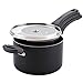 Farberware 20480 Neat Nest Dishwasher Safe Nonstick Cookware Pots and Pans Set, 6 Piece, Black
