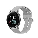 Ruentech Bransoletka kompatybilna z Umidigi Uwatch 2S 3S pasek zastępczy do Umidigi Urun Smartwatch, zapasowa bransoletka silikonowa, akcesoria (rozmiar S, 6 kolorów)