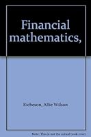 Financial mathematics, B00086DJPE Book Cover