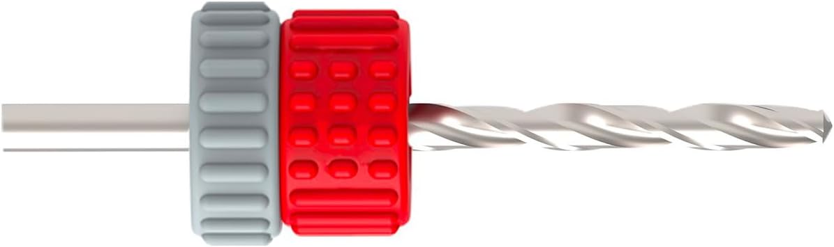 Tivoly Set of 3 Plastic ABS Drill Bits, Adjustable without Tools for Drills Diameter 3 to 12 mm