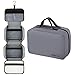 Hanging Travel Toiletry Bag for Men and Women | Makeup Bag | Cosmetic Bag | Bathroom and Shower Organizer Kit | Leak Proof | Large (34”x11”)